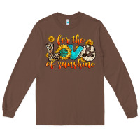 Chestnut for the love of sunshine Long Sleeve Tee - Zillion Design Studio