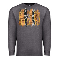 Charcoal Heather western brushstrokes Premium Sweatshirt - AdoDesignShop
