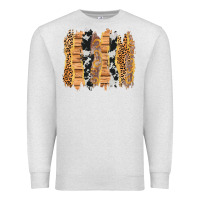 Oatmeal Heather western brushstrokes Premium Sweatshirt - AdoDesignShop