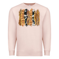 Pale Pink western brushstrokes Premium Sweatshirt - AdoDesignShop