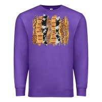 Purple western brushstrokes Premium Sweatshirt - AdoDesignShop