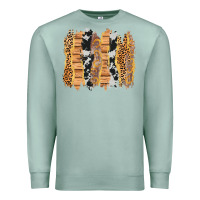 Seafoam western brushstrokes Premium Sweatshirt - AdoDesignShop