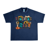 Navy teaching my tribe Urban Heavy Tee - Zillion Design Studio