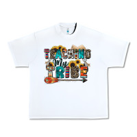 White teaching my tribe Urban Heavy Tee - Zillion Design Studio