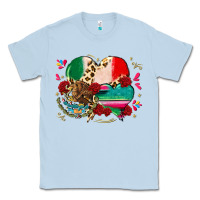 Dusty Blue mexican hearts Classic Tee - CTS Tumbler Store