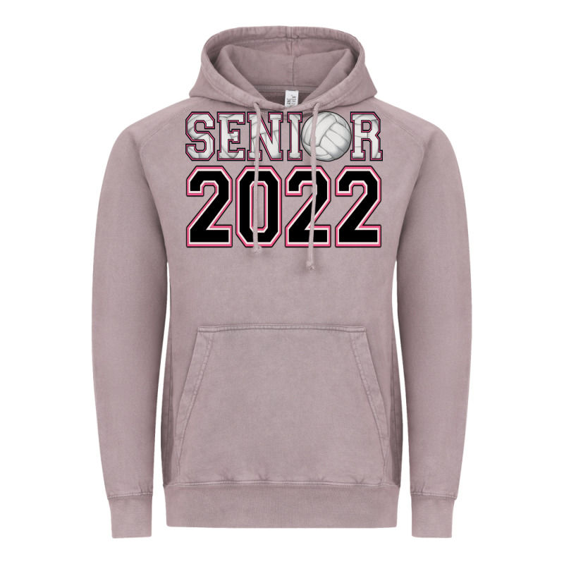 Senior Volleyball Vintage Hoodie by AdoDesignShop | Teevron