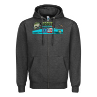 Charcoal Heather reely awesome dad  libbey glass Zipper Hoodie - HRA Design Shop