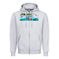 Heather Grey reely awesome dad  libbey glass Zipper Hoodie - HRA Design Shop