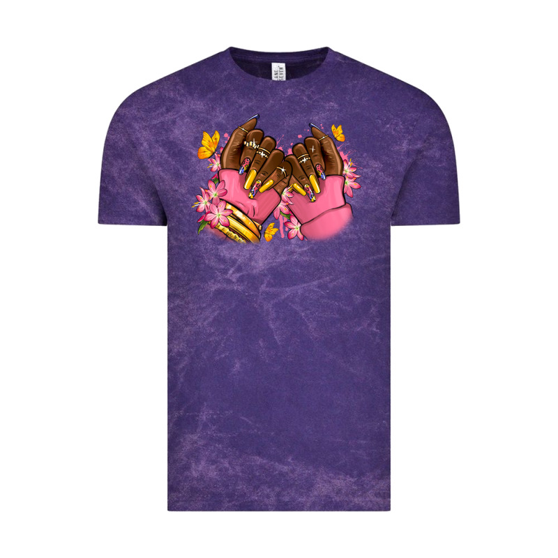 Pink Afro Nails Vintage Tee by RanaPortraitStore | Teevron