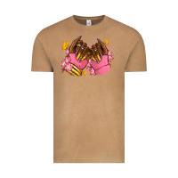 Vintage Camel Pink afro nails Vintage Tee - RanaPortraitStore