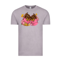 Vintage Zinc Pink afro nails Vintage Tee - RanaPortraitStore