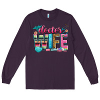 Plum doctor wife Long Sleeve Tee - Zillion Design Studio