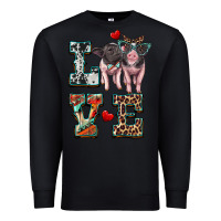 Black love baby pigs Premium Sweatshirt - Artiststas
