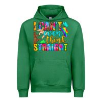 Emerald LGBTQ I Can't Even Think Straight Urban Hoodie - BundleAndBundleShop