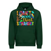 Forest Green LGBTQ I Can't Even Think Straight Urban Hoodie - BundleAndBundleShop