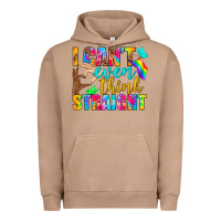 Pigment Burro LGBTQ I Can't Even Think Straight Urban Hoodie - BundleAndBundleShop