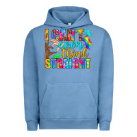 Pigment Pebble Blue LGBTQ I Can't Even Think Straight Urban Hoodie - BundleAndBundleShop