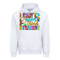 White LGBTQ I Can't Even Think Straight Urban Hoodie - BundleAndBundleShop
