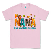 Bubblegum Pink this nana loves her little pumpkins Classic Tee - texasbilliewilder