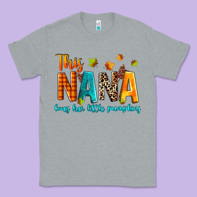 This Nana Loves Her Little Pumpkins Classic Tee Designed By Texasbilliewilder