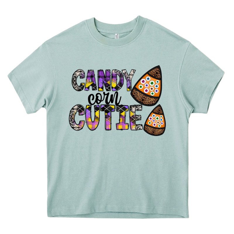 Candy Corn Cutie Heavy Core Tee by CowhideDigitalArt | Teevron