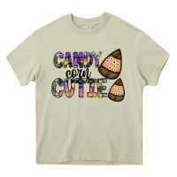 Mossy Candy Corn Cutie Heavy Core Tee - CowhideDigitalArt