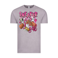 Vintage Zinc Pink and white sneaker girl Vintage Tee - RanaPortraitStore