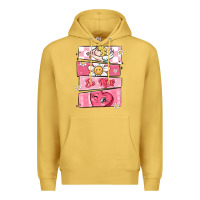 Antique Gold trendy valentines day retro characters Premium Hoodie - MaliasSmallBusiness