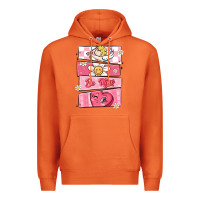 Carrot trendy valentines day retro characters Premium Hoodie - MaliasSmallBusiness