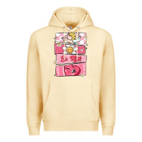 Pina Colada trendy valentines day retro characters Premium Hoodie - MaliasSmallBusiness