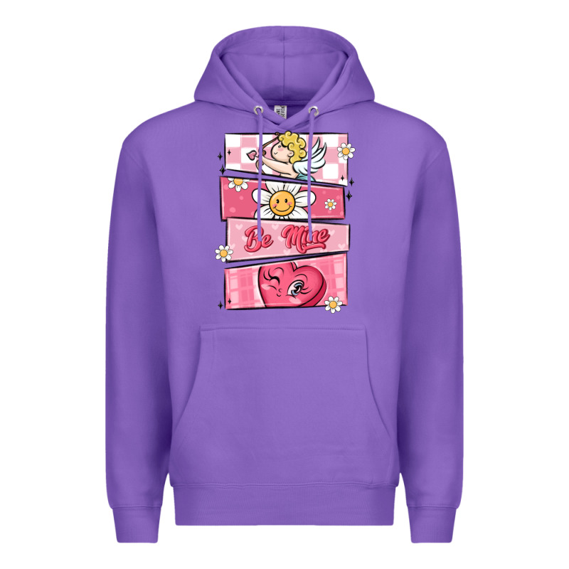 Trendy Valentines Day Retro Characters Premium Hoodie by MaliasSmallBusiness | Teevron