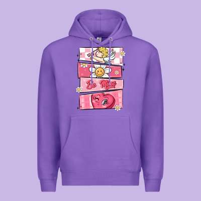 Trendy Valentines Day Retro Characters Premium Hoodie Designed By Maliassmallbusiness