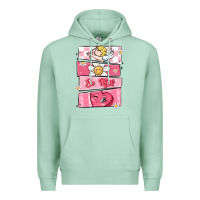 Seafoam trendy valentines day retro characters Premium Hoodie - MaliasSmallBusiness