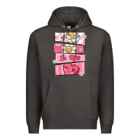 Smoke trendy valentines day retro characters Premium Hoodie - MaliasSmallBusiness