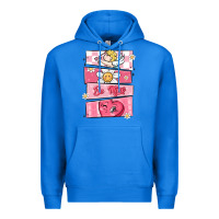 True Royal trendy valentines day retro characters Premium Hoodie - MaliasSmallBusiness