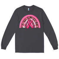 Smoke breast cancer rainbow Long Sleeve Tee - RanaPortraitStore
