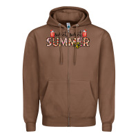 Chestnut sweet sweet summer Zipper Hoodie - CowhideDigitalArt