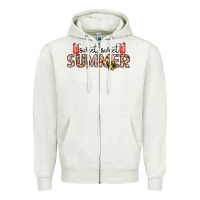 Oatmeal Heather sweet sweet summer Zipper Hoodie - CowhideDigitalArt