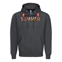 Smoke sweet sweet summer Zipper Hoodie - CowhideDigitalArt