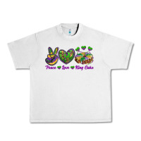 Lunar Rock Peace Love King Cake Urban Heavy Tee - RanaPortraitStore