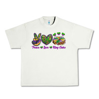 Pistachio Peace Love King Cake Urban Heavy Tee - RanaPortraitStore