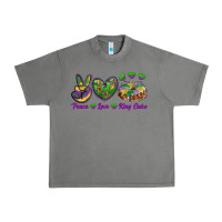 Tornado Peace Love King Cake Urban Heavy Tee - RanaPortraitStore