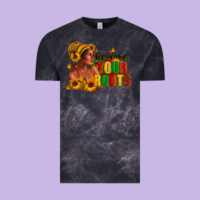 Vintage Tee Remember your roots Afro American