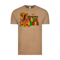 Vintage Coffee Remember your roots Afro American Vintage Tee - RanaPortraitStore