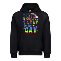 Black Western It's Great Day To Be Gay Urban Hoodie - BundleAndBundleShop