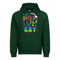 Forest Green Western It's Great Day To Be Gay Urban Hoodie - BundleAndBundleShop