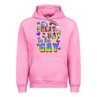 Fuchsia Pink Western It's Great Day To Be Gay Urban Hoodie - BundleAndBundleShop