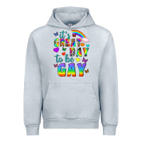 Heather Grey Western It's Great Day To Be Gay Urban Hoodie - BundleAndBundleShop