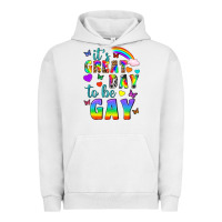 Pigment Lunar Rock Western It's Great Day To Be Gay Urban Hoodie - BundleAndBundleShop