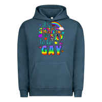 Pigment Midnight Navy Western It's Great Day To Be Gay Urban Hoodie - BundleAndBundleShop